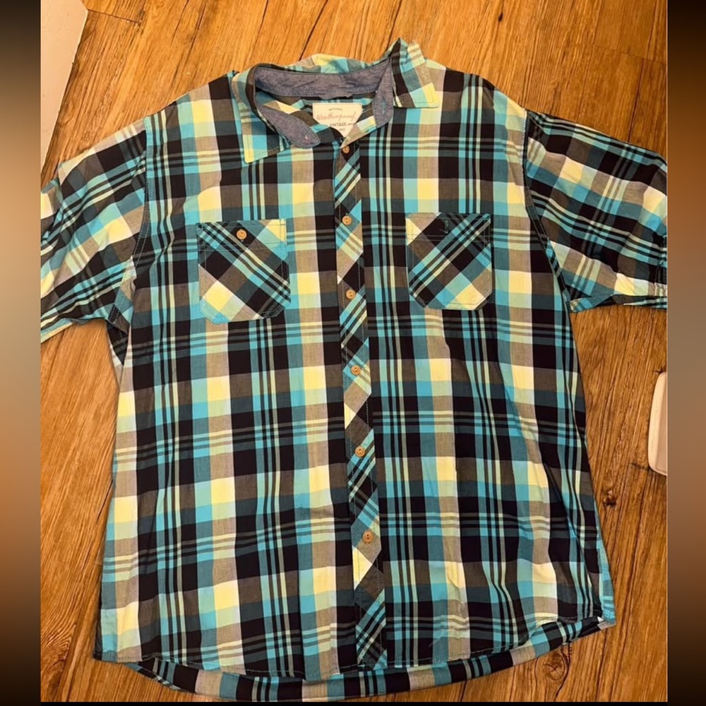 Men’s short sleeve casual shirt 2Xl